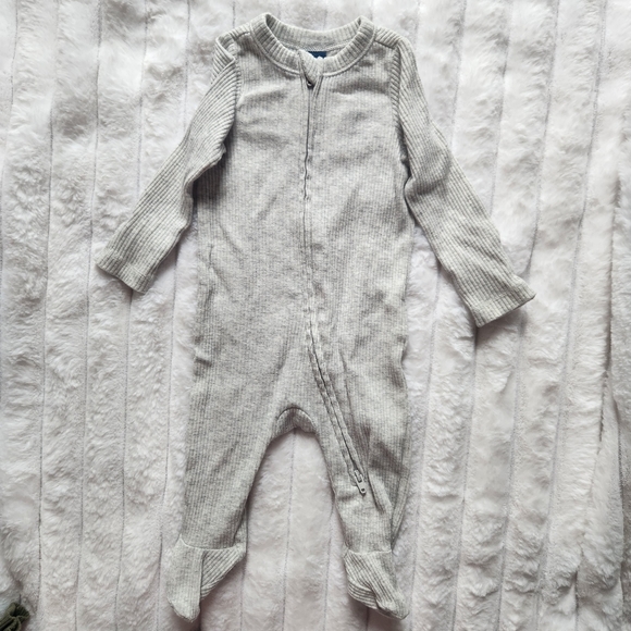 Bundle of 4 Unisex 2-Way-Zip Sleep & Play Footed One-Piece for Baby - Picture 5 of 6